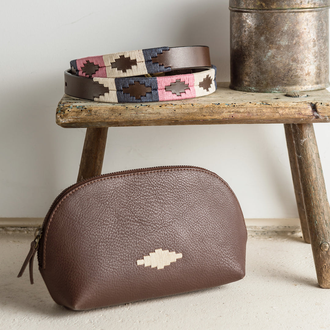 Leather Toiletry Wash Bags