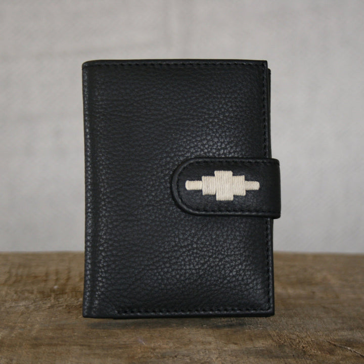 'Exito' Bifold Purse - Navy Leather