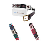 Auswahl zwischen einem beliebigen Pampeano-Ledergürtel und 2 Hundehalsbändern - Geschenkpaket