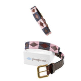 Auswahl zwischen einem beliebigen Pampeano-Ledergürtel und einem Hundehalsband - Geschenkpaket