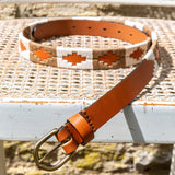 Skinny pampeano Belt - Bronceada