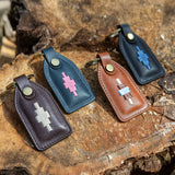 Chapa Tag nøkkelring - Tan skinn