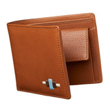 Moneda Coin Wallet - Tan Leather