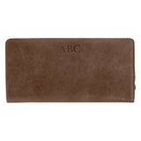 Rico Zipped Purse - Navy Leather