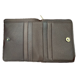Nena Zipped Purse - Brown Leather