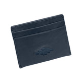 Rombo Card Slip - Navy Leather