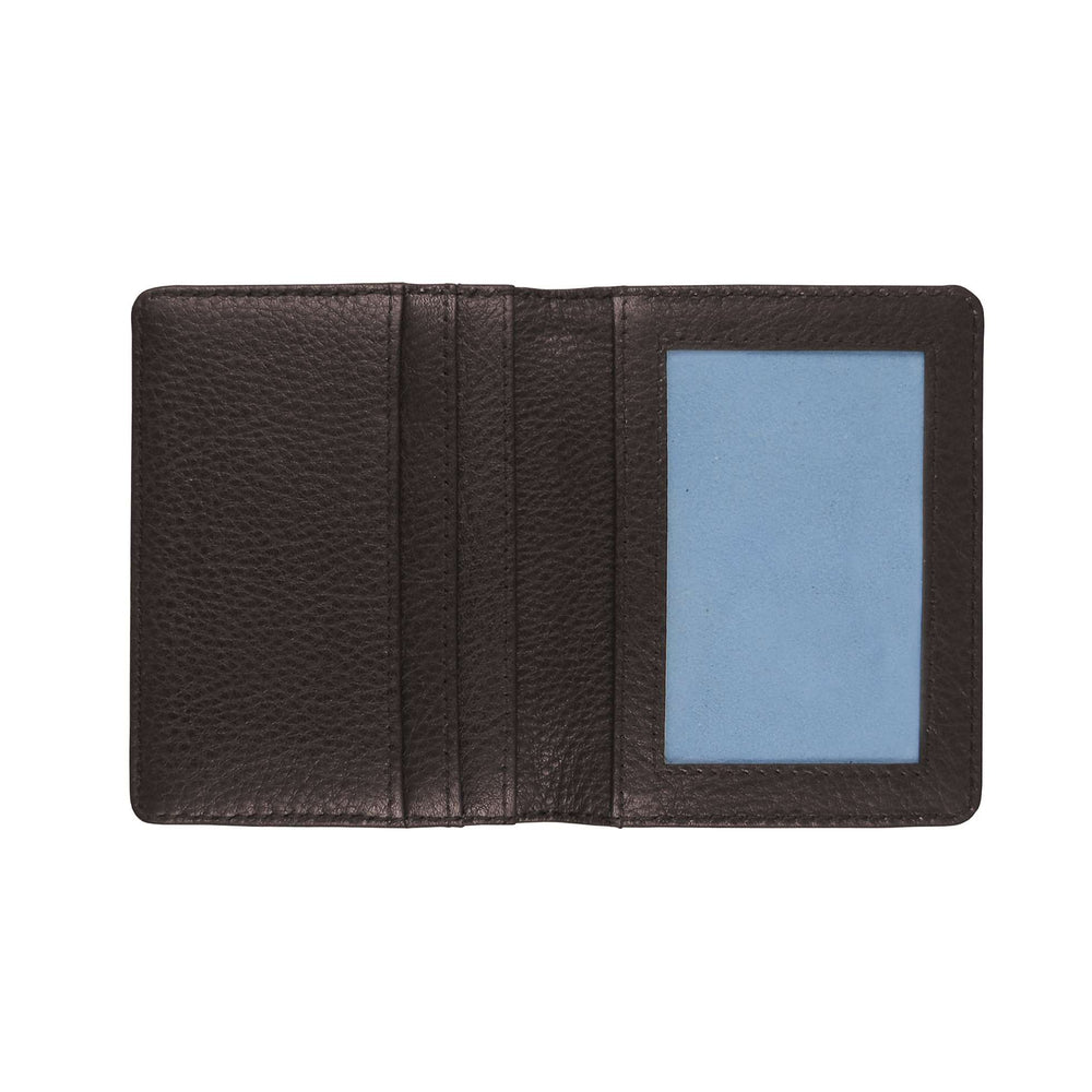 'Pase' Travel Card Holder - Brown Leather - pampeano UK