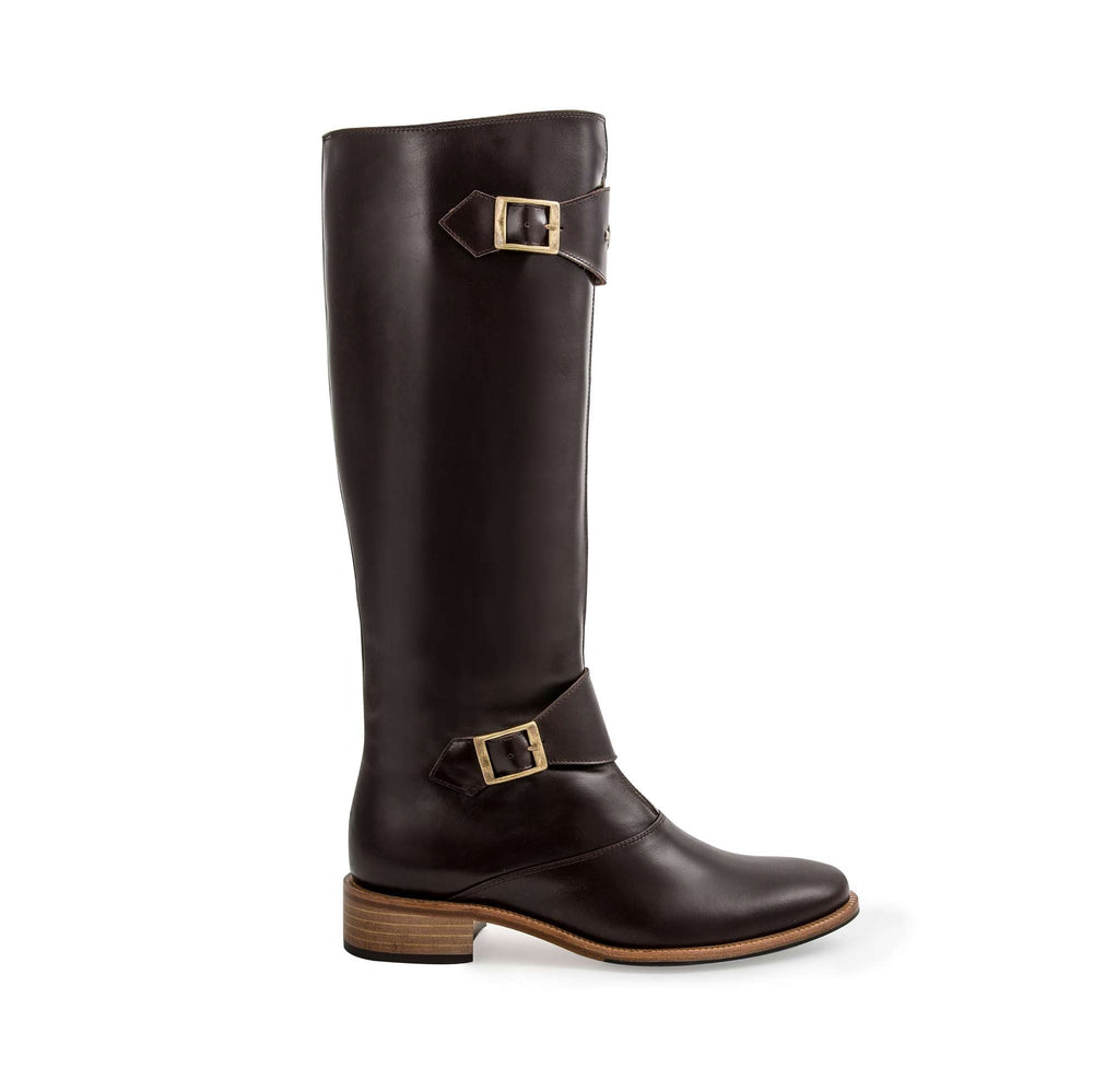 'Moda' Fashion Boot - Brown Leather - Pampeano UK