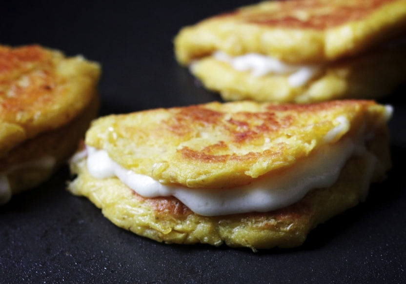 South American inspired pancake day - cachapas recipe