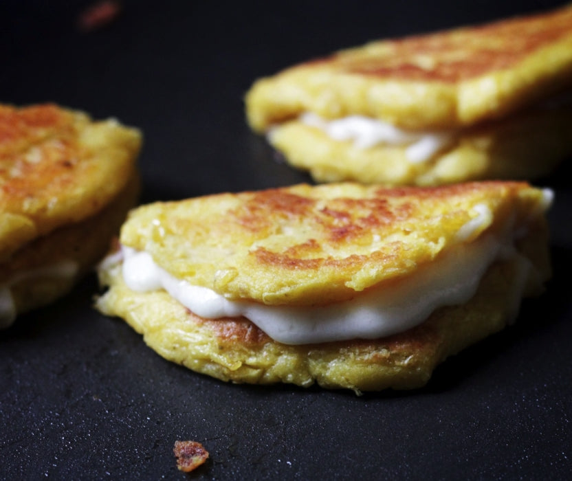 South American inspired pancake day - cachapas recipe