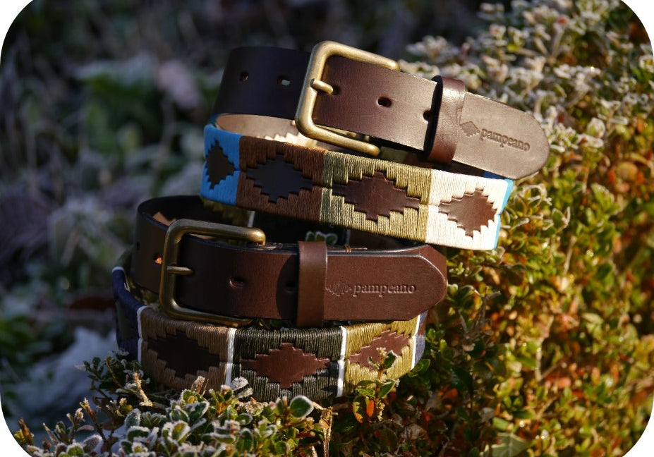2 belts on a hedge