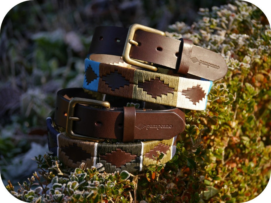 2 belts on a hedge