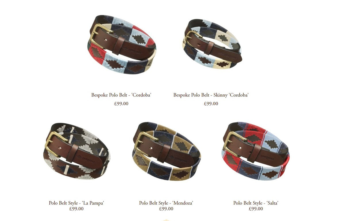 New 'Design Your Bespoke Belt' 3D Tool