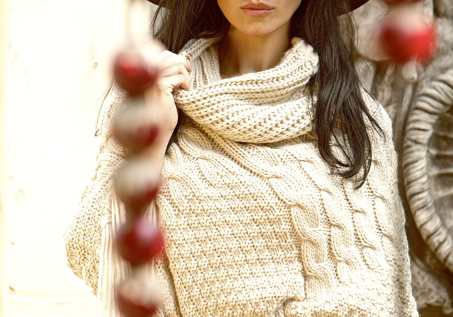 Woman in Argentine dress wearing polo belt