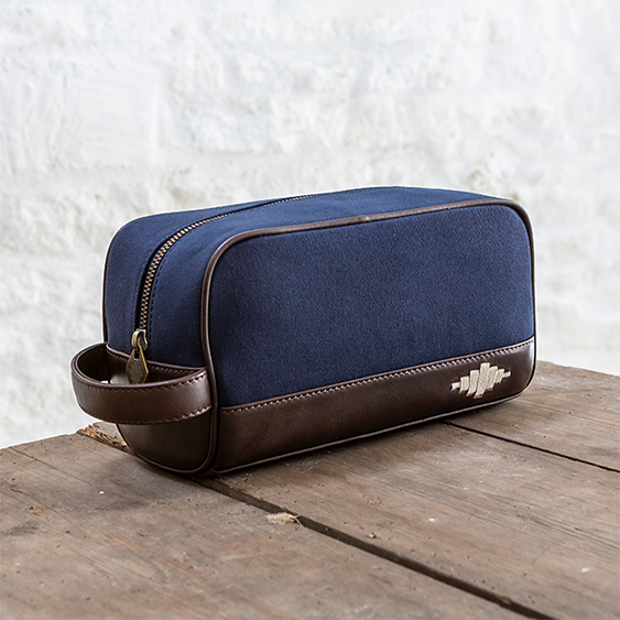 leather toiletry wash bags
