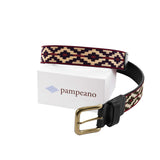 Cincha Pampeano Gürtel – Schwarz und Rot