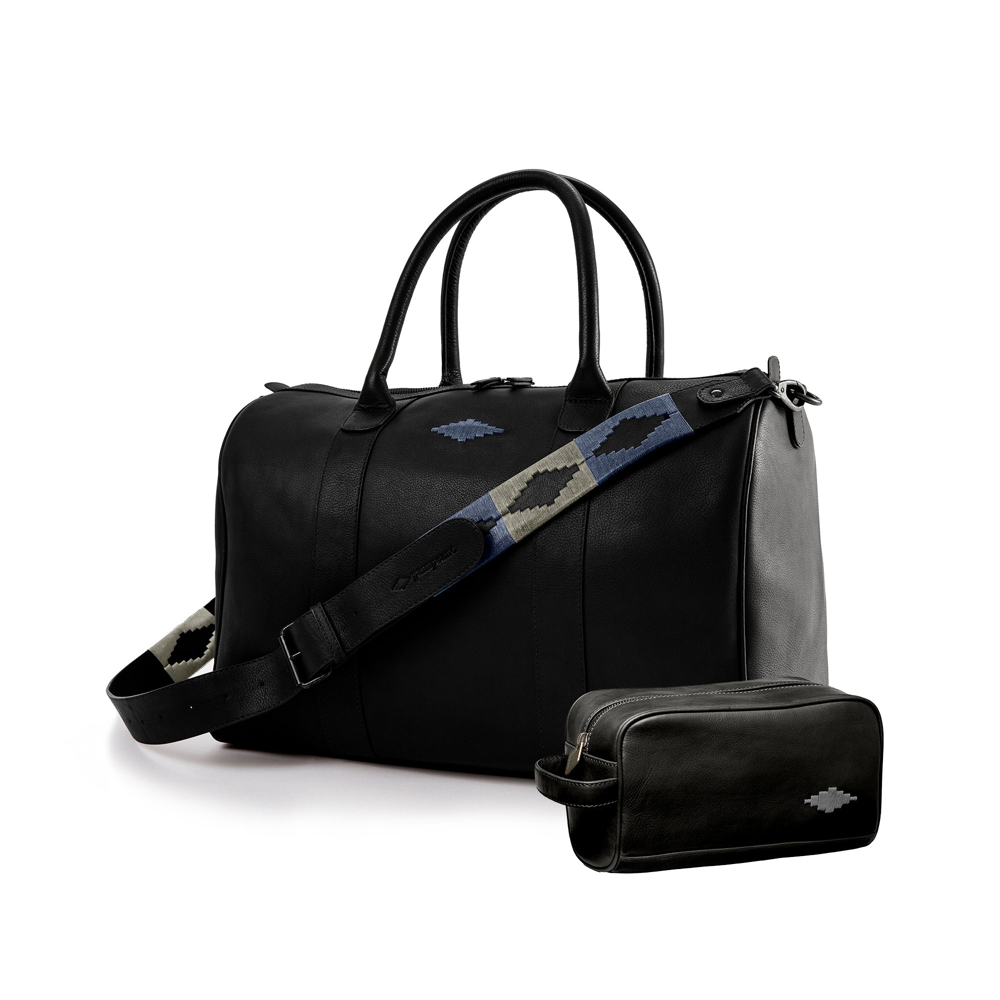 Choice of any Leather Washbag and Leather Varon Travel Bag - Gift Package