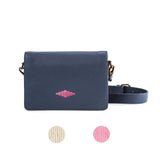 Estilo crossbody bag - navy leather