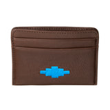 Rombo Card Slip - Brown Leather