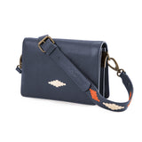 Estilo crossbody bag - navy leather