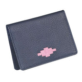 Pase Travel Card Holder - Navy Leather