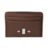 Rombo Card Slip - Brown Leather