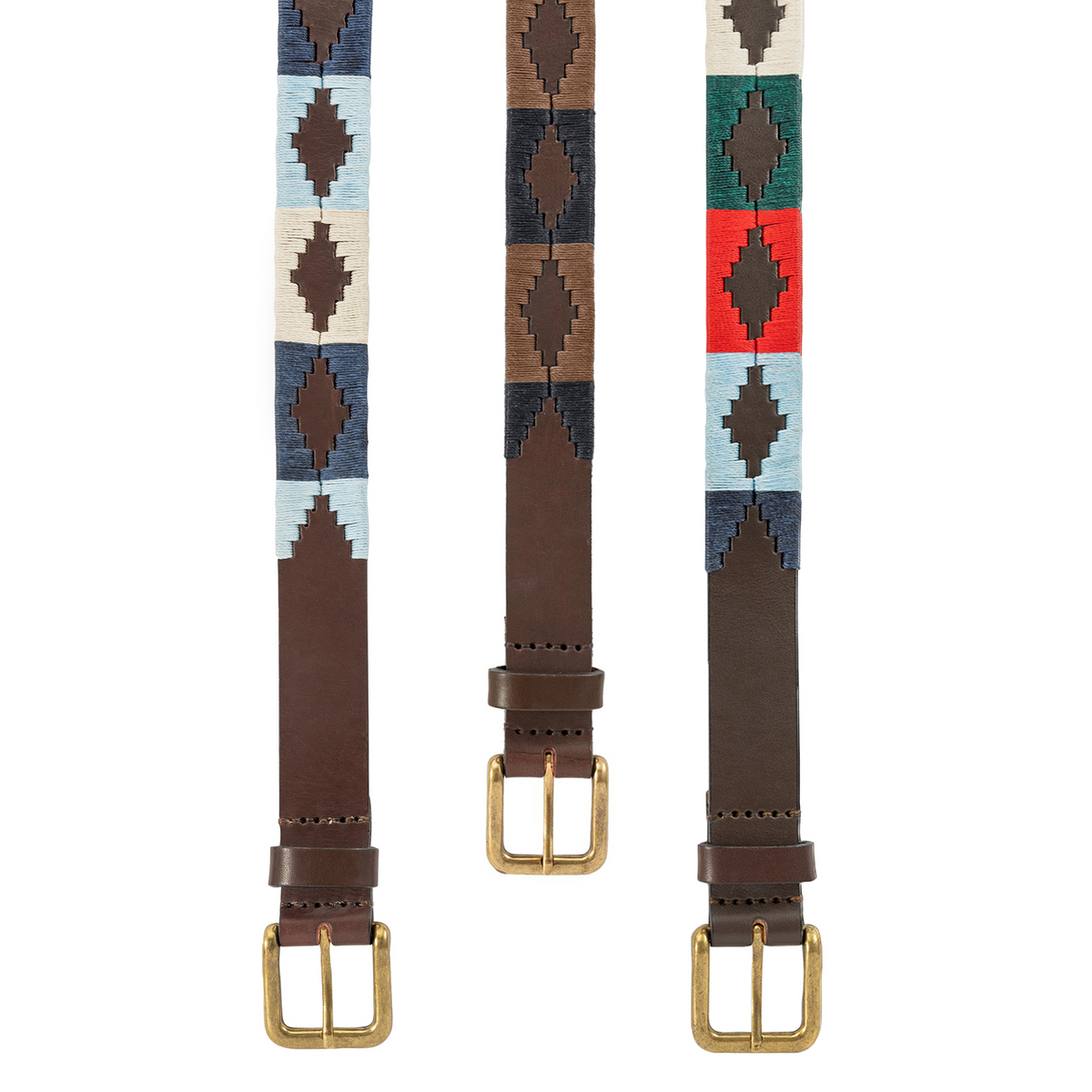 any 3 leather belts