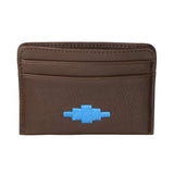 Rombo Card Slip - Brown Leather