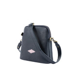 Belleza crossbody bag - navy leather