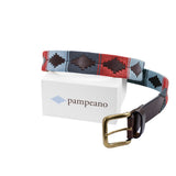 Valgfritt pampeano-skinnbelte og valgfri stor lerretsreiseveske - gavepakke