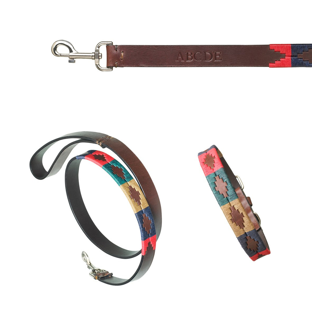Choice of Any Leather Dog Collar and Lead - Gift Package