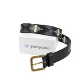 Valgfritt pampeano-skinnbelte og valgfri stor lerretsreiseveske - gavepakke