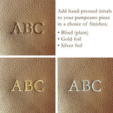 Rombo Card Slip - Black Leather