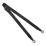 black leather skinny strap