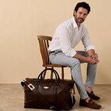 Caballero Große Reisetasche - Braunes Leder