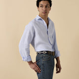 Confianza pampeano belt - navy suede