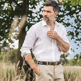 Confianza pampeano belt - navy suede