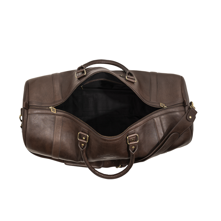 Equipo Holdall Bag - Brown Leather