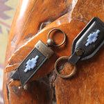 'Juntos' Origami Keyring - Brown Leather - pampeano UK