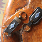 'Juntos' Origami Keyring - Brown Leather - pampeano UK