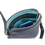 Belleza crossbody bag - navy leather