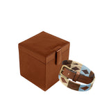 Choice of a Leather Belt Box and Two Belts