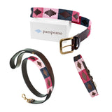 Auswahl zwischen einem beliebigen Pampeano-Ledergürtel, Hundehalsband und einer Leine - Geschenkpaket