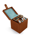 pampeano Two Belt Box -  Tan Leather