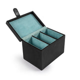 pampeano Three Belt Box -  Black Leather