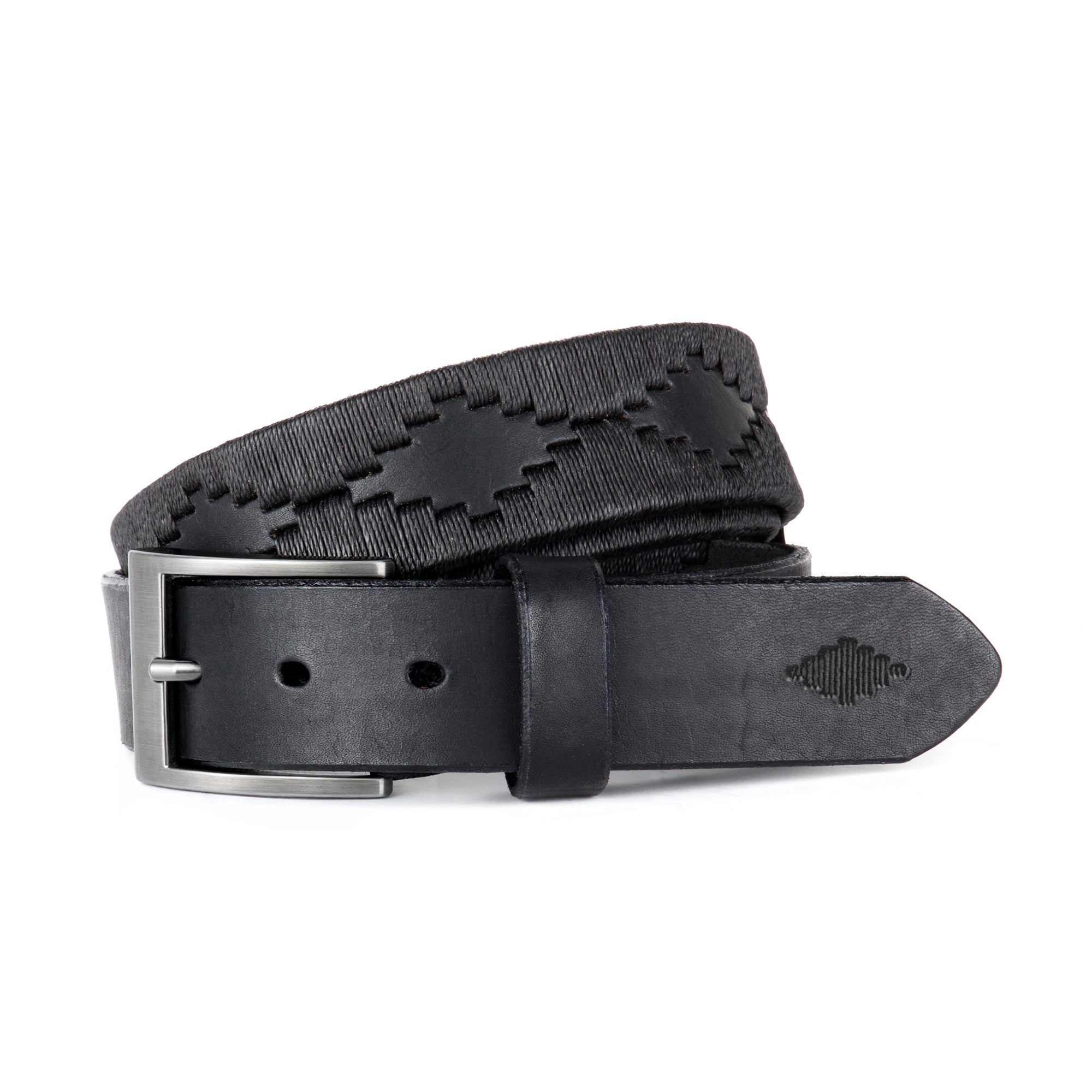 Bordado pampeano Belt - Black