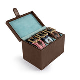 pampeano Three Belt Box -  Brown Leather