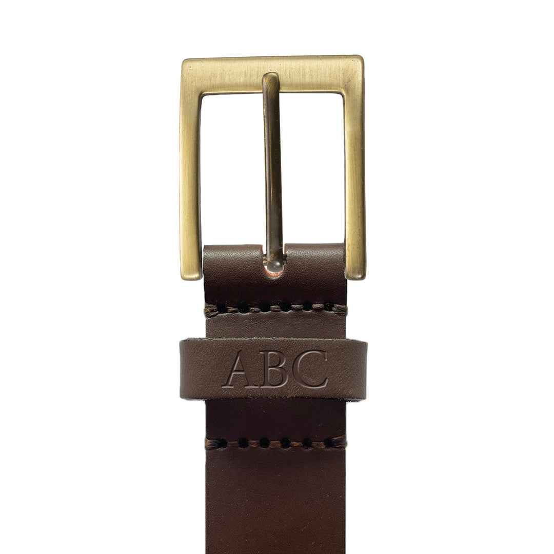 Bordado pampeano Belt - Brown
