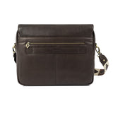 Entregar Messenger Bag - Brown Leather with Cream Stitching