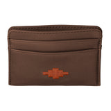Rombo Card Slip - Brown Leather